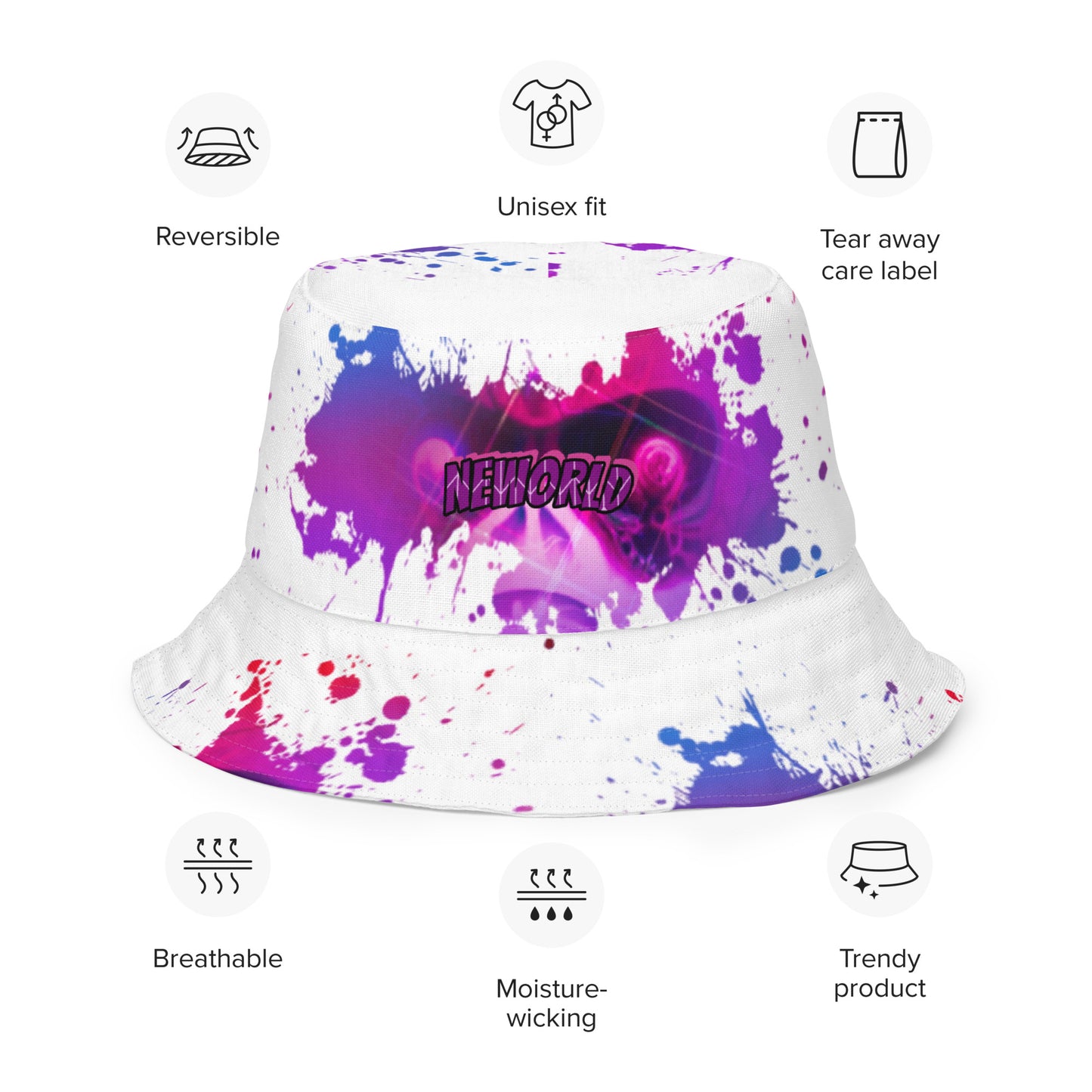 Reversible bucket hat
